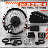 Kit de conversion de vélo électrique Sailimotor 48V 52V 60V 72V, entrepôt AU, kit de roue MTX, moteur moyeu 5000W pour vélo électrique