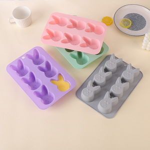 2024 6 uds conejo silicona pastel molde galleta <span class=keywords><strong>arroz</strong></span> pastel fruta pudín comida complementaria hacer molde de Pascua herramientas <span class=keywords><strong>para</strong></span> hornear - Product Image 3