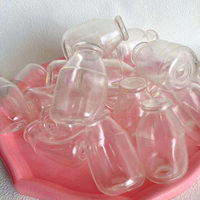Bouteille transparente DIY en TPR pour bonbons, composants de coque gonflable, balle vide anti-stress, jouet de décompression à presser, conteneur