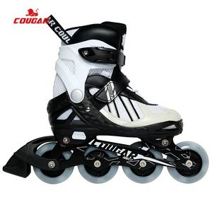 फैक्टरी अनुकूलित पुश-बटन समायोज्य पटरियां जूते काले सफेद नरम आरामदायक खोल स्केटिंग - Product Image 1