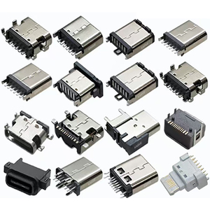 Connecteurs USB 2.0 3.0 TYPE-C Micro mâle et femelle <span class=keywords><strong>90</strong></span> °    180 °   Thermistance <span class=keywords><strong>TPC</strong></span> de type à brancher, en cuivre - Product Image 6