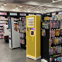 Distributeur automatique de cartes à collectionner de type professionnel avec 1, 2 ou 4 compartiments pour cartes individuelles et boosters scellés