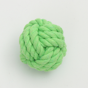 Jouets à mâcher pour chiens en <span class=keywords><strong>coton</strong></span> de petite taille, durables, résistants aux morsures, interactifs, pour le nettoyage des dents, corde à mâcher, balle pour chats - Product Image 3
