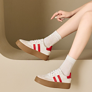 Chaussures pour femmes <span class=keywords><strong>Grand</strong></span> Court Alpha cuir mode polyvalent semelle épaisse décontracté Ultra léger décontracté sport conseil baskets - Product Image 2