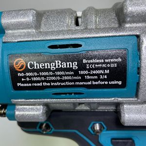3/4" Heavy Duty Brushless Impact Wrench 2400N.M <b>Battery</b> Powered Portable Cordless Torque Wrench for Car Tires Repair - Product Image 2