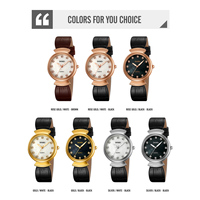 Nouvelle montre à quartz SKMEI 2165 pour femmes avec bracelet en cuir, étanche 3ATM, boîtier en alliage, aiguilles lumineuses, montre-bracelet tendance
