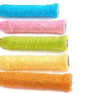 Ruban adhésif personnalisé pour raquette de badminton en coton de 10 m, simple couche, résistant aux taches, orange, rouge, blanc, bleu lac, vert herbe, noir - Product Image 1