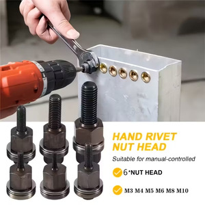 Manual Riveting Tool Kit 58Pcs M3 M4 M5 M6 M8 M10 Carbon Steel Rivet Nuts With Gun For Metal Fastening - Product Image 3