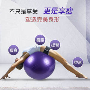 Balón de Yoga Personalizado de 65 cm, Antiexplosión, para Entrenamiento en Casa y Ejercicios de Core, Equipo de Ejercicio para Adultos, Morado, Azul, Rosa - Product Image 3