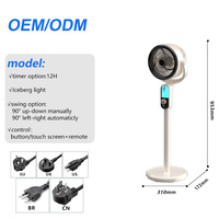 Kipas Lantai Menara Listrik Pintar 1m 40W OEM ODM Kustom dengan Semprotan, Remote Control, Timer, Hemat Energi untuk Rumah