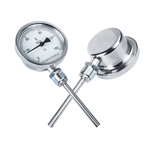 60mm <span class=keywords><strong>100mm</strong></span> acciaio inox tubo industriale aria condizionata serbatoio olio bimetallico termometro radiale puntatore assiale termometro - Product Image 1
