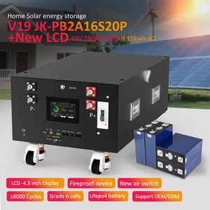 <span class=keywords><strong>EU</strong></span> Stock <span class=keywords><strong>Stack</strong></span> en Verplaatsbare Lithium Batterij 48V 16S 314AH Lifepo4 16kwh 51.2V 314ah Batterij voor Onderhoudsvrije Energieopslag - Product Image 2