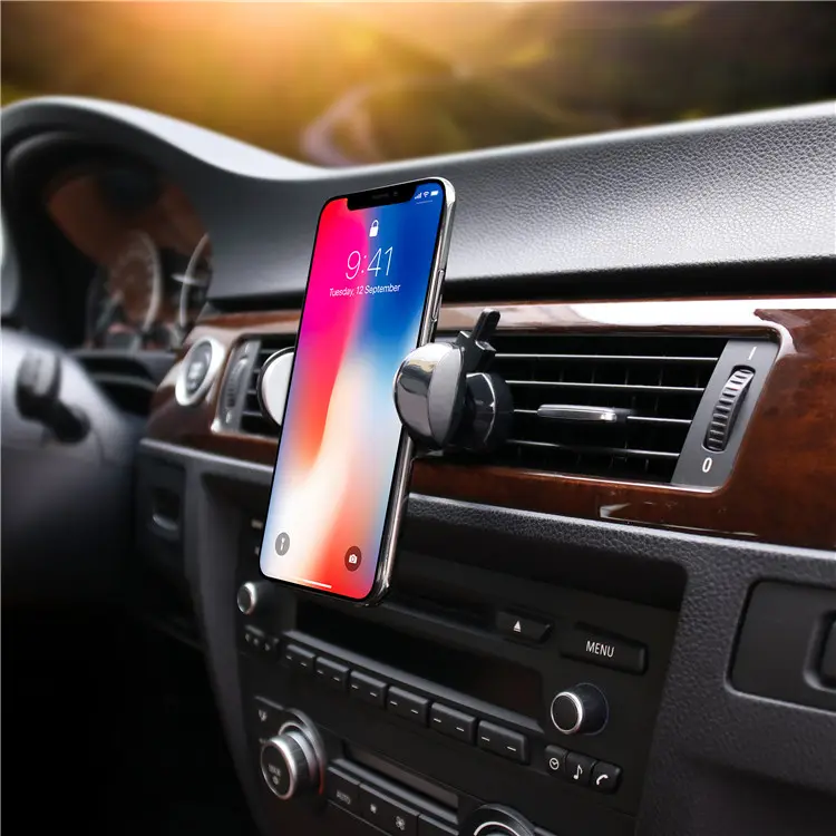 Car Phone Mount Holder 2023 Taiworld Top Selling Air Vent Car Phone Holder 360 Rotation Mount 1 Hand Operation Mount Factory Price Free Sample