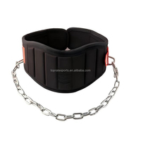 Cinturón de levantamiento de pesas ajustable con cadena de acero y acolchado de EVA, cierre de gancho y bucle, unisex, para entrenamiento de fuerza en gimnasio, completo.