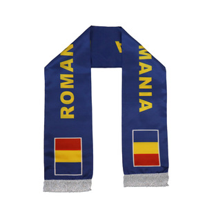 Bufanda Nx Custom 2026 con la Bandera de Rumania, Bufanda de Poliéster Satinado Transpirable para Hombres, Bufanda Deportiva para Eventos de Fútbol - Product Image 3