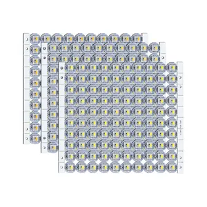 100 Lamp SK6812 LED Pixel Module 5050 RGB W WW NW 4 in 1 SMD Built-in 6812 IC Addressable Small Round Board Light String Sheet