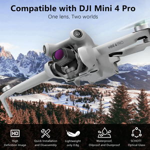 Juego de filtros Amazear Mini4 Pro NPDL 8-16-32-64 filtros protectores de lente de Dron de vidrio óptico para accesorios de Dron DJI Mini4 Pro - Product Image 3