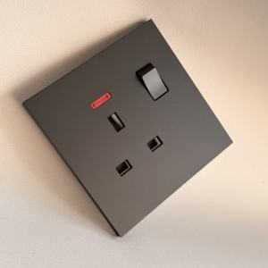 Interrupteur pour chauffe-eau standard britannique 45A, interrupteur bipolaire à double rupture, panneau d'interrupteur mural, prise de courant haute puissance pour cuisine, interrupteur pour cuisinière - Product Image 2