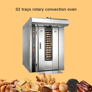 Four rotatif industriel à 32 plateaux, machine à pain haute capacité, équipement de <span class=keywords><strong>boulangerie</strong></span> à grande échelle pour <span class=keywords><strong>boulangerie</strong></span> commerciale - Product Image 3
