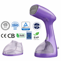 Défroisseur Vapeur Portable à Main, Fer à Repasser Vapeur avec Arrêt Automatique, Éliminateur de Plis pour Vêtements, Brosse de Voyage Grande Capacité pour la Maison
