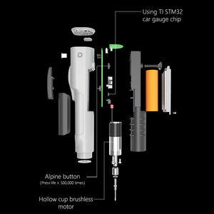 <span class=keywords><strong>Kit</strong></span> de Destornillador Eléctrico de Precisión Inalámbrico Recargable Xiaodong P1 con Motor sin Escobillas para Reparación de Teléfonos y Laptops Huawei - Product Image 4