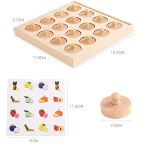 <span class=keywords><strong>Logica</strong></span> educativa per bambini pensiero <span class=keywords><strong>gioco</strong></span> di carte abbinato <span class=keywords><strong>gioco</strong></span> di scacchi di memoria in legno - Product Image 3