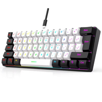 Clavier de jeu portable 61 touches, 60 %, RVB rétroéclairé, sensation mécanique, personnalisable – Meilleures ventes