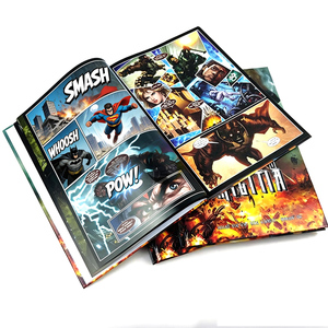 Impresión de Cómics Personalizados a Todo Color con Tapa Dura, Novela Gráfica de Superhéroes con Tapa Brillante para Venta al por Menor y Colección - Product Image 1
