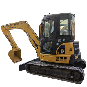 Prix usine japon marque pelle hydraulique sur chenilles 5.5 tonnes utilisé Komatsu PC55 2015 modèle avec moteur et moteur 100% origine japonaise - Product Image 1