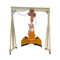 Nouvelle conception de grue hydraulique sans fil à grappin à coquille, grappin à câble métallique, double rabat, élévateur de matériaux en poudre
