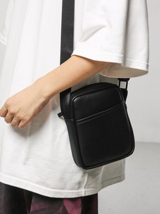 Sac bandoulière unisexe décontracté en cuir PU personnalisé, antivol, petit sac à bandoulière pour téléphone, sac à bandoulière pour homme - Product Image 3