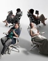 Chaise de bureau ergonomique HBADA E3 Pro/Ultra noire et blanche, best-seller, design luxueux, dossier en mesh, appui-tête 4D, soutien lombaire