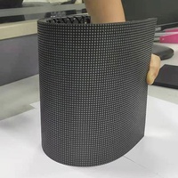 Module LED souple P1 P2 P2.5 P3 P4mm pour extérieur et intérieur, cylindre flexible, publicité intérieure, cercle incurvé personnalisé, mur LED rond