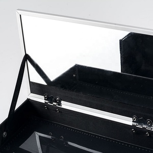 Cosmetic Beauty Case, di Alluminio Cosmetico di Trucco Portable Viaggi Dell'organizzatore Della Cassa del Sacchetto, salone di Bellezza Professionale Caso Cosmetico - Product Image 4