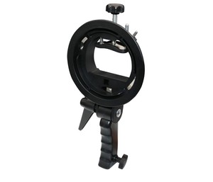 Kaliou e051 Bowens núi s-loại khung Chuck thuận tiện Flash Bracket với xử lý <span class=keywords><strong>Grip</strong></span> cho máy ảnh Photo Studio - Product Image 2