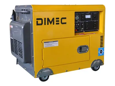 Небольшой портативный бесшумный дизельный генератор открытого типа PME6700SE для домашнего использования 5 кВт