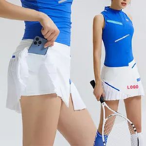 Chân Váy Denim Phong Cách Châu Âu Châu Mỹ Chân Váy Ngắn Xẻ Tà Bất Đối Xứng Hoa Xếp Ly Trong Mờ Cho Nữ - Product Image 1