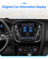 CARUPEZ Layar Sentuh Android DSP 9.7 inci, Stereo Mobil Android Auto untuk Ford Focus 3 MK3 2011-2019, Navigasi GPS