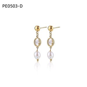 Pendientes de Moda DE PERLAS PE0503 para Mujer, Joyería de Alta Calidad - Product Image 2