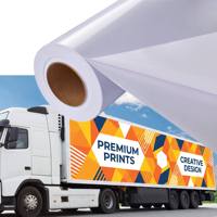 Rouleau de vinyle auto-adhésif PVC brillant/mat imprimable YIDU pour impression jet d'encre en gros, matériaux pour affiches, idéal pour le covering de carrosseries de bus