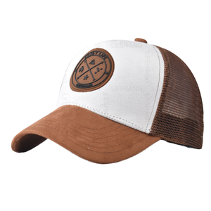 Gorra Trucker de 5 Paneles con Logotipo Grabado, Nuevo Diseño, Estampado Tropical, Tejido Común, Venta al por Mayor Directa de Fábrica, Ideal para Negocios - Product Image 3