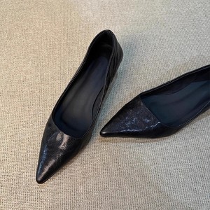 Edizione Xiao Mao e <span class=keywords><strong>scarpe</strong></span> da <span class=keywords><strong>lavoro</strong></span> professionali per <span class=keywords><strong>donna</strong></span>-temperamento a pedali a punta singolo Versatile Black Womens Sh918 - Product Image 4