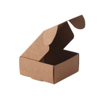 Cajas de envío corrugadas plegables con logotipo personalizado, caja de embalaje, paquete plano