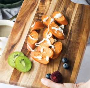 Phong cách mới Gỗ keo thớt với xử lý tái sử dụng 1.5cm dày đồ dùng nhà bếp thiết kế độc đáo - Product Image 4