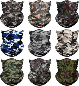 Headwear <span class=keywords><strong>Bandana</strong></span> Homens EUA Bandeira Camo Digital Rosto Cachecol Máscara Pescoço Gaiter Warmer Personalizado Paisley Imprimir Cooling Bandanas - Product Image 4