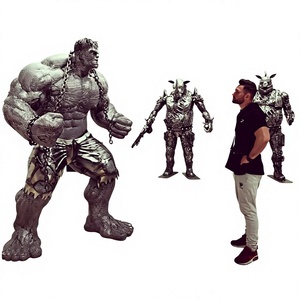 Escultura de Arte de Robot de <span class=keywords><strong>Star</strong></span> <span class=keywords><strong>Wars</strong></span> de Tamaño Real en Metal, Hierro y Acero con Diseño Soldado para Decoración de Aniversario al Aire Libre - Product Image 1