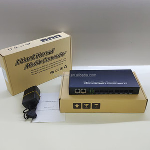 ตัวแปลงไฟเบอร์ออปติกจากโรงงานจีน 8SFP 2RJ45 ตัวแปลงไฟเบอร์ SFP เป็น RJ45 แบบกิกะบิต - Product Image 1