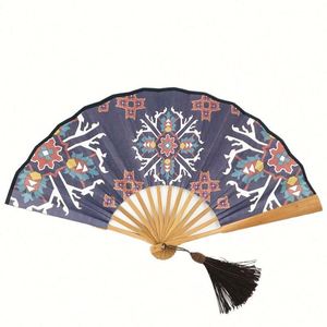 Abanicos Plegables Personalizados al por Mayor de Fábrica con Diseño de Libélula de Bambú, Estilos Pintados para Bodas, Ideales para Música y Eventos. - Product Image 4