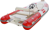 Bateau gonflable rigide à coque GRP, 16 pieds, 4.8m, 480 m, certifié CE, bateau gonflable à Double couche avec tube oca hypalon