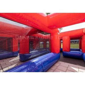 <span class=keywords><strong>Structure</strong></span> de labyrinthe <span class=keywords><strong>gonflable</strong></span> au laser en PVC de qualité commerciale Jeux de parc d'attractions Jeux gonflables de fête en plein air <span class=keywords><strong>Location</strong></span> avec souffleur - Product Image 4